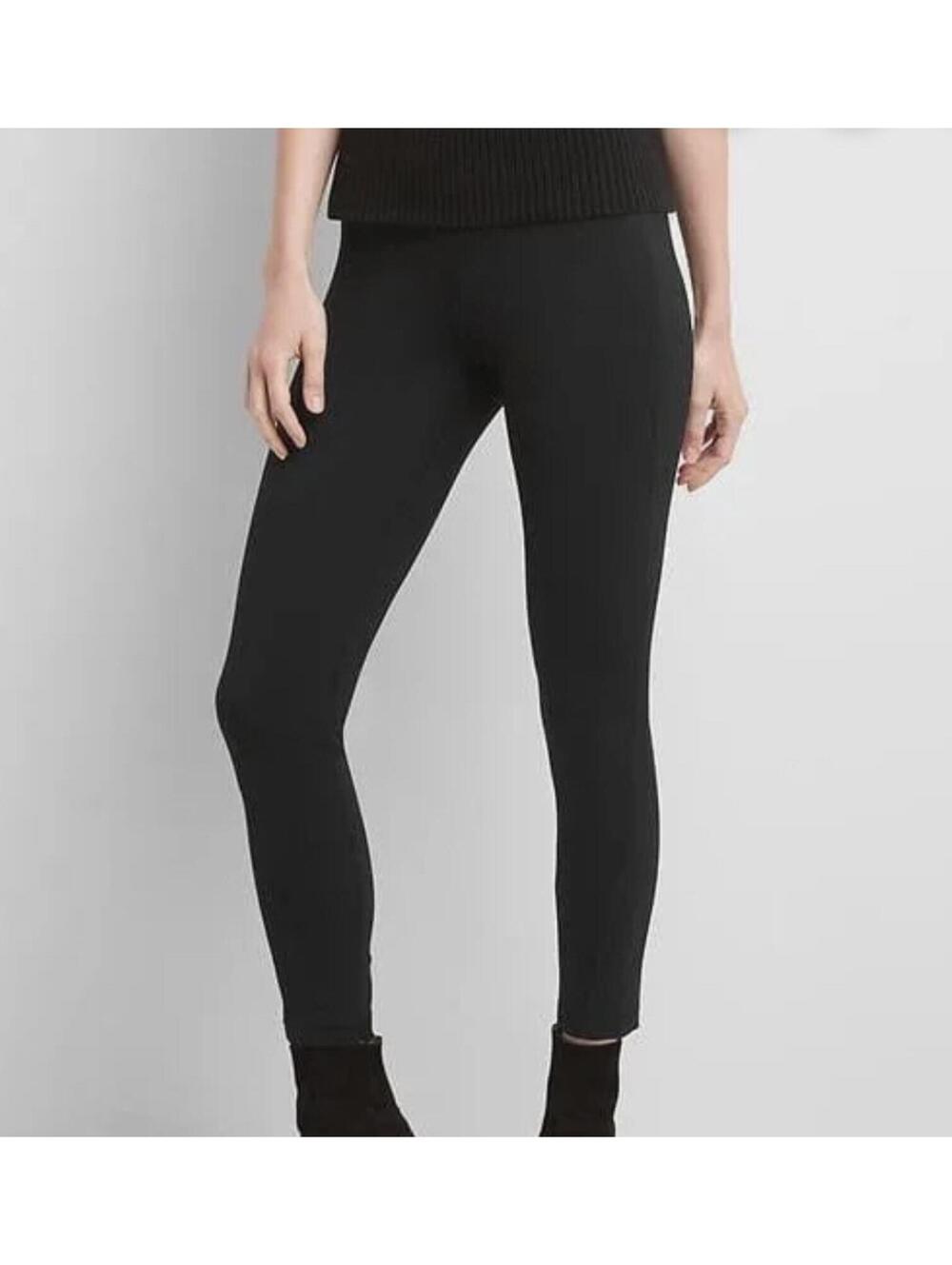 GAP Sculpt High Rise Ankle-Zip Leggings in Ponte - Women Large NWOT